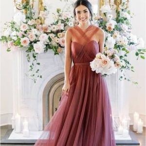 Rosalie Tulle Convertible Dress - Tulle - Emerald